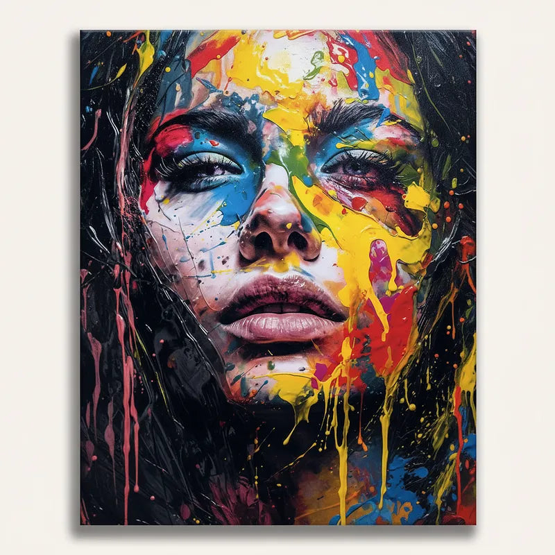 Colorful Portrait | Paint By Numbers Kit