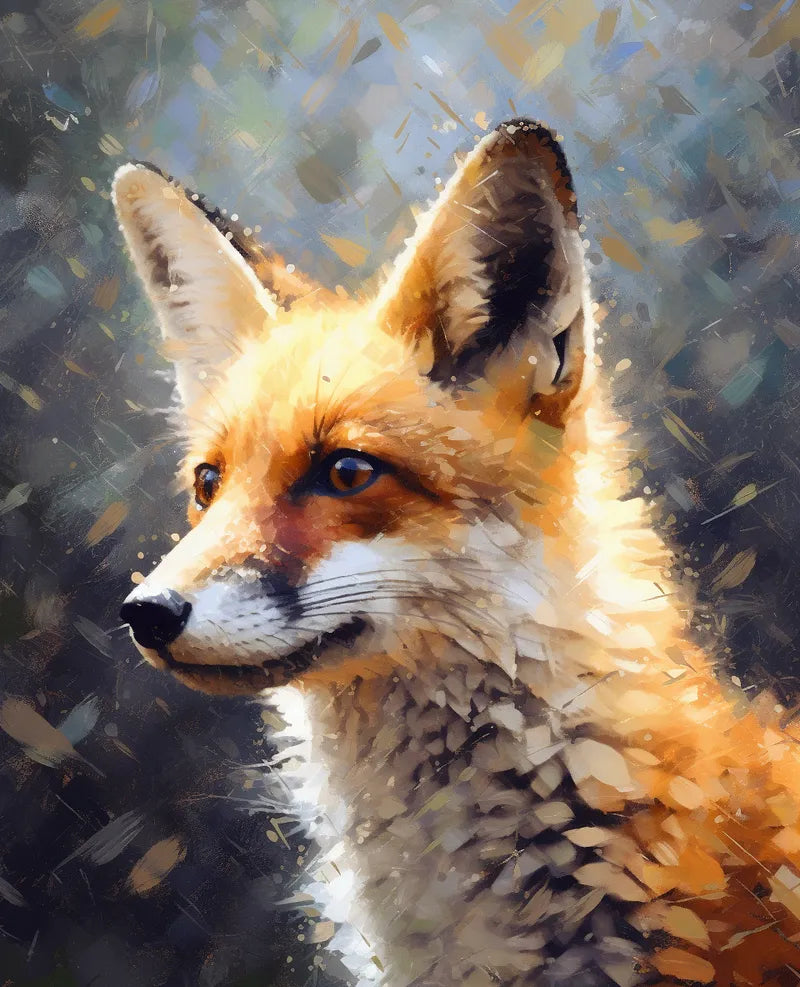 Majestic Fox Portrait | Paint By Numbers Kit