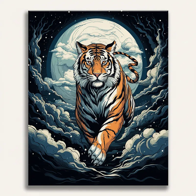 Celestial Tiger | Paint By Numbers Kit