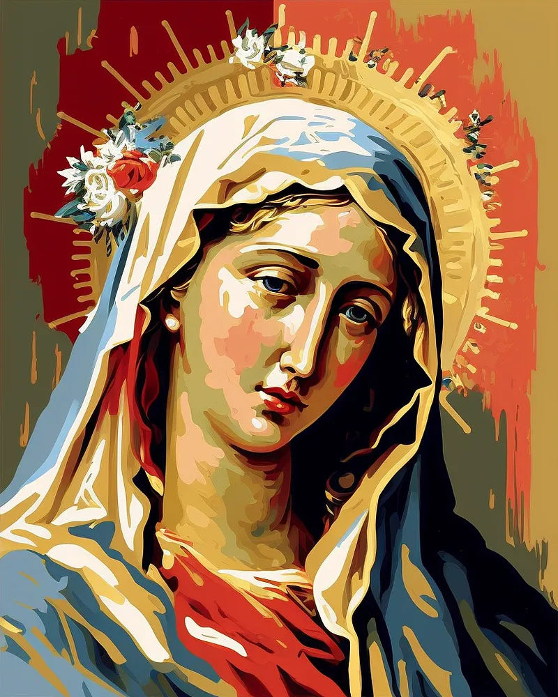 Sacred Madonna Portrait | Paint By Numbers Kit