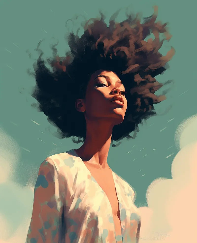 Afro Beauty Portrait | Paint By Numbers Kit