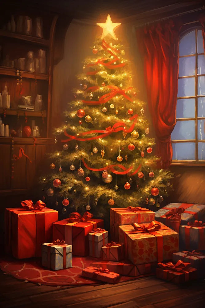 Christmas Tree Glow | Paint By Numbers Kit