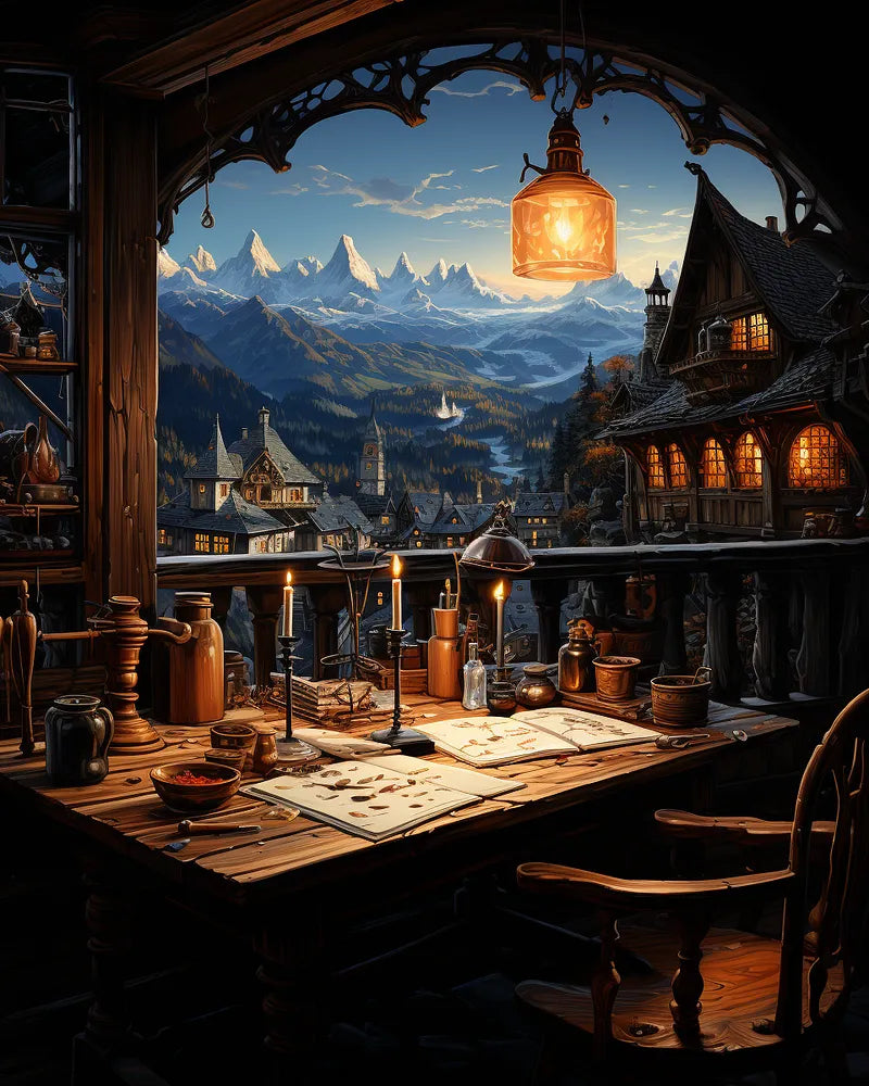 Alchemist Workshop Study | Paint By Numbers Kit