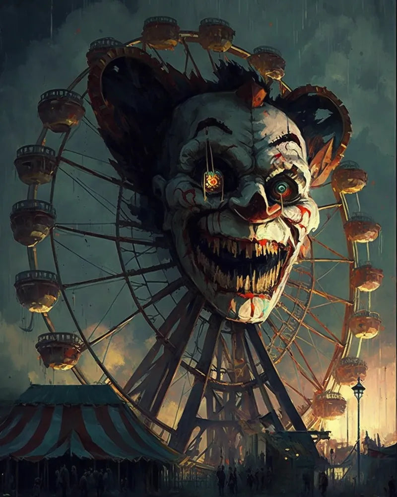 Carnival Nightmare | Paint By Numbers Kit