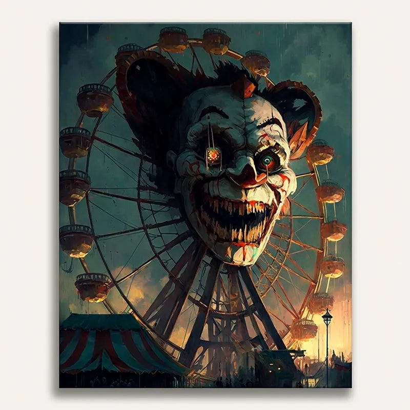 Carnival Nightmare | Paint By Numbers Kit