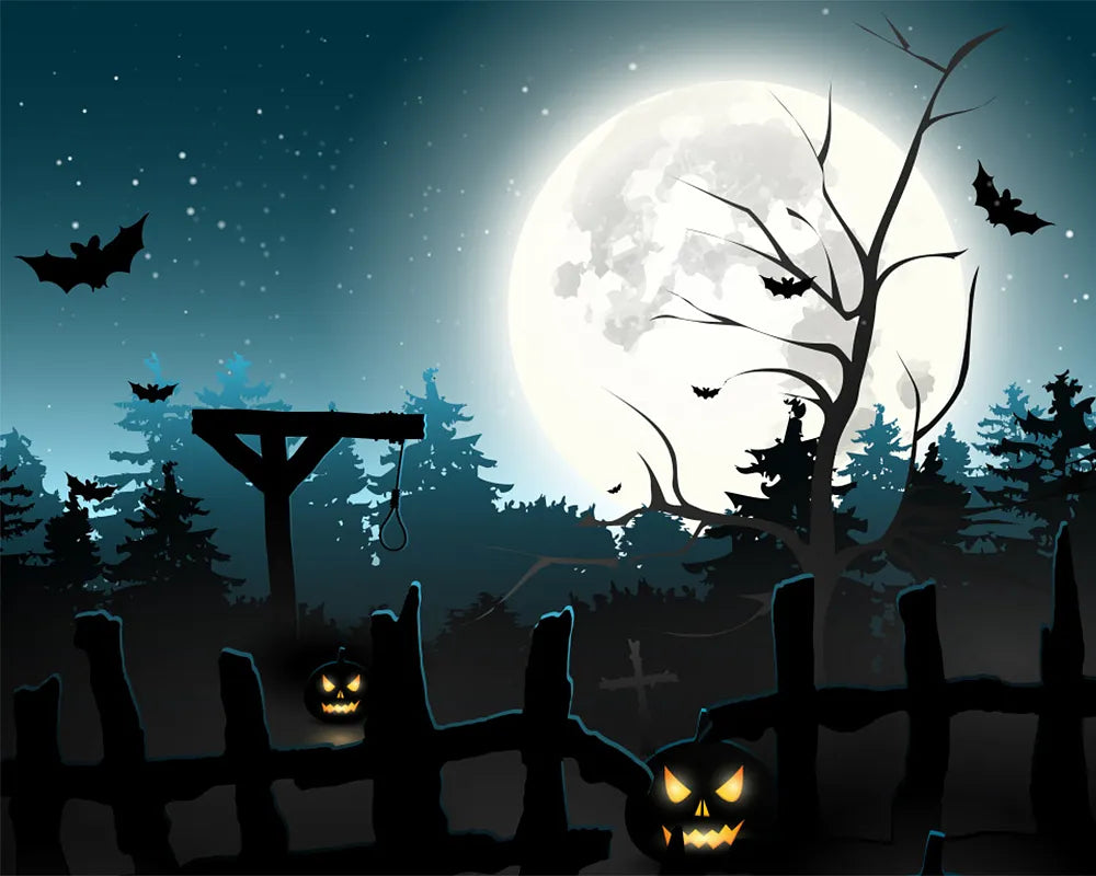 Spooky Halloween Graveyard | Paint By Numbers Kit