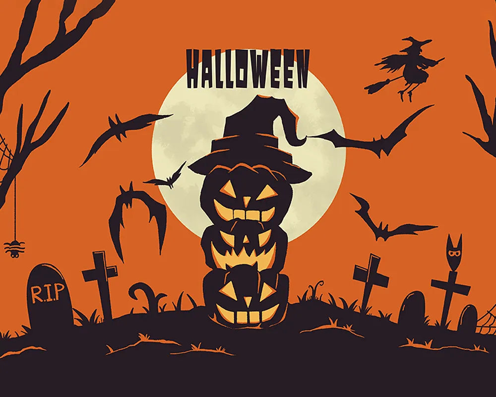 Halloween Graveyard | Paint By Numbers Kit
